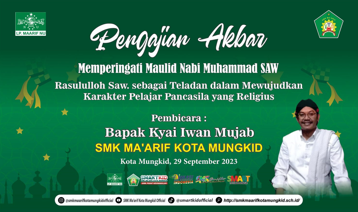 KEGIATAN PENGAJIAN AKBAR PERINGATAN MAULID NABI MUHAMMAD SAW